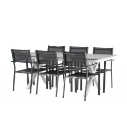 Garcia Loungesæt - Havemøbelsæt - Sort,Grå