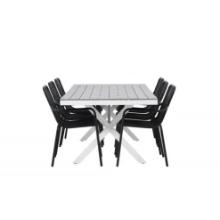 Garcia Loungesæt - Havemøbelsæt - Sort,Grå