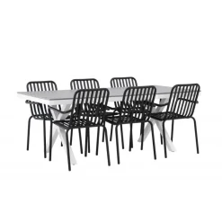 Garcia Loungesæt - Havemøbelsæt - Sort,Grå