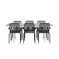 Garcia Loungesæt - Havemøbelsæt - Sort,Grå