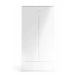 Garda klædeskab 99 cm 2 låger - Hvid