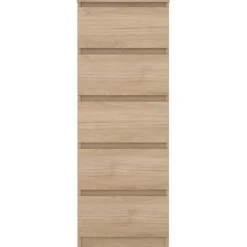 Garda kommode 5 skuffer - Jackson Hickory