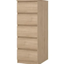 Garda kommode 5 skuffer - Jackson Hickory