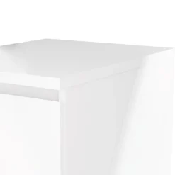 Garda natbord - Hvid Højglans