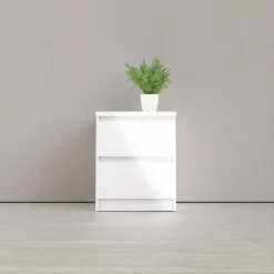 Garda natbord - Hvid Højglans