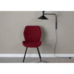 Gemma Spisebordsstol - Rød velour