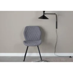 Gemma Spisebordsstol - Sort og Grå