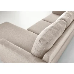 GERSON sofa med osmannisk, - Beige