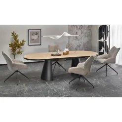 GIACOMO bord Natur/Sort