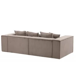 Gillholmen 3 personers Sofa - Brun Fløjl