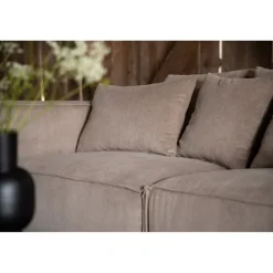 Gillholmen 3 personers Sofa - Brun Fløjl