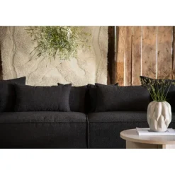 Gillholmen 3 personers Sofa - Sort og Mørkegrå