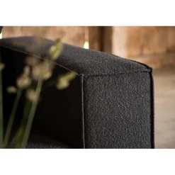 Gillholmen 3 personers Sofa - Sort og Mørkegrå