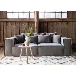 Gillholmen 3 personers sofa - Grå stof