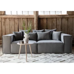 Gillholmen 3 personers sofa - Grå stof