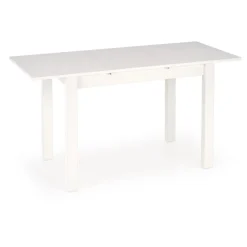 GINO Spisebord med udtræk 100cm kan udvides til 130cm - Hvid