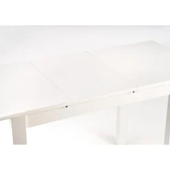 GINO Spisebord med udtræk 100cm kan udvides til 130cm - Hvid