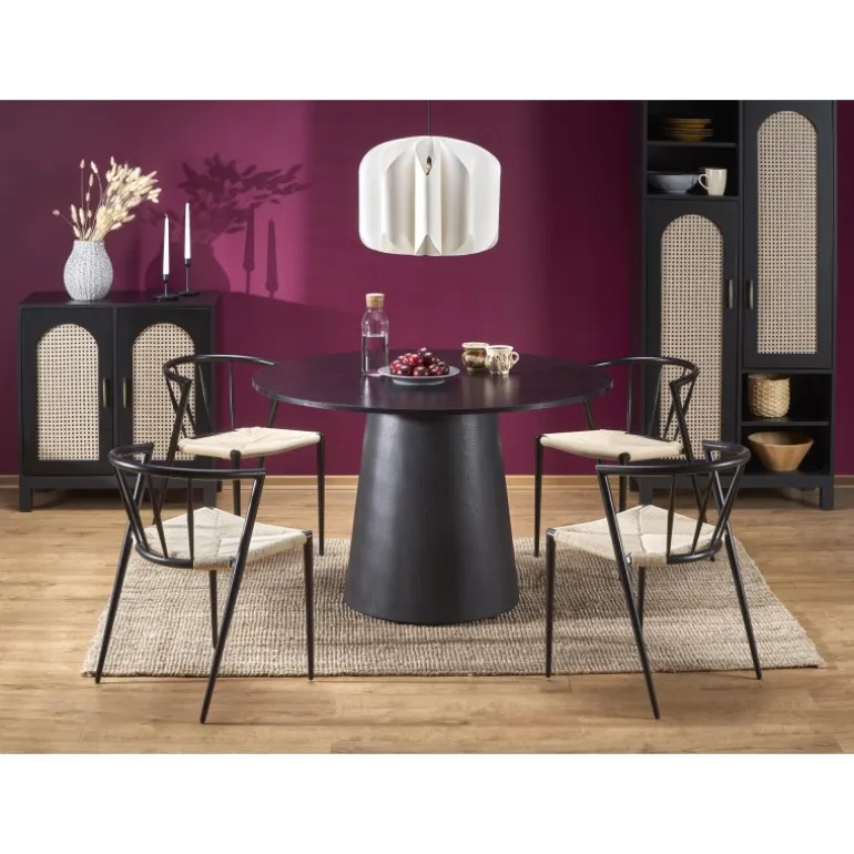 GINTER Rundt Bord, Sort