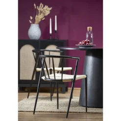 GINTER Rundt Bord, Sort