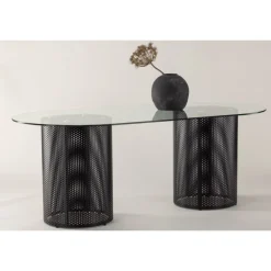 Glasgow x Josefin Lustig Ovalt spisebord - Sort