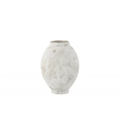 Globe Vase - Beige og Brun