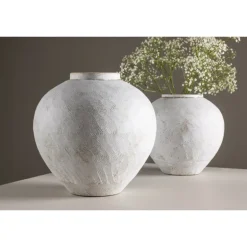 Globe Vase - Beige og Brun