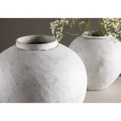 Globe Vase - Beige og Brun