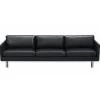 Glostrup 3 pers lædersofa