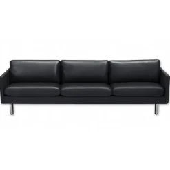 Glostrup 3 pers lædersofa