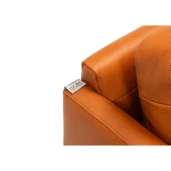 Glostrup 2 pers lædersofa Cognac