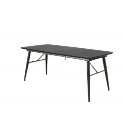 Gold Spisebord - Sort