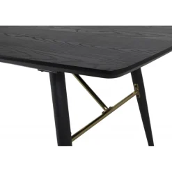 Gold Spisebord - Sort