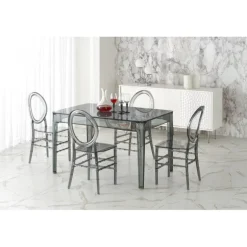 GOMEZ bord, Røgfarvet