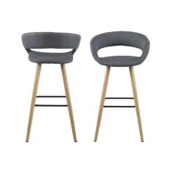 Grace barstol - Koksgrå