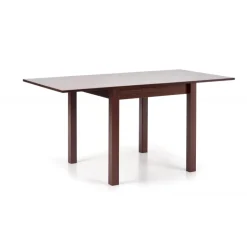 GRACJAN Spisebord med Udtræk 80-160 cm - Mørk Valnød