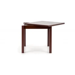 GRACJAN Spisebord med Udtræk 80-160 cm - Mørk Valnød