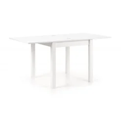 GRACJAN Spisebord med Udtræk 80-160 cm - Hvid