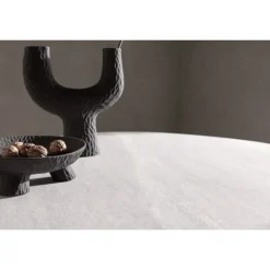 Gronvik Ovalt spisebord 180 x 90cm - Lysegrå og Mocca