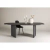 Gronvik Ovalt spisebord 220x100cm - Sort