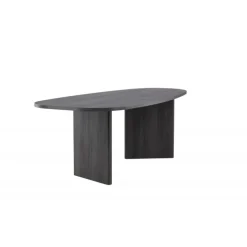 Gronvik Ovalt spisebord 220x100cm - Sort