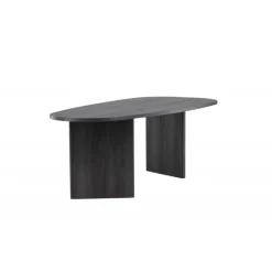 Gronvik Ovalt spisebord 220x100cm - Sort