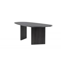 Gronvik Ovalt spisebord 220x100cm - Sort