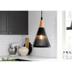 Gruid Belysning - Sort og Træ