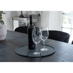 Guld Spisebordsæt - Sort og Messing