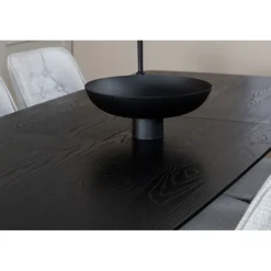 Guld Spisestuesæt - Sort, Messing og Lysegrå