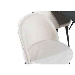 Guld t Spisebordssæt - Beige og Sort