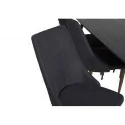 Guld t Spisebordssæt - Sort og Messing