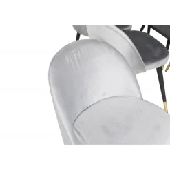 Guld t Spisebordssæt - Sort, Messing og Lysegrå