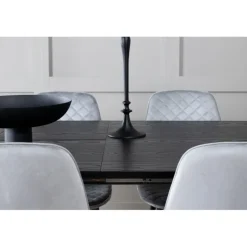 Guld t Spisebordssæt - Sort og Grå