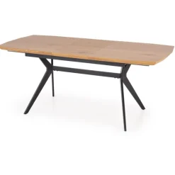 GUSTAVO bord gylden eg/Sort